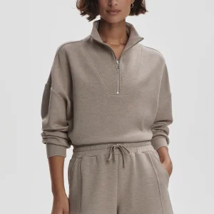 ATRIUM HIGH RISE SHORT 4.5 - TAUPE MARL