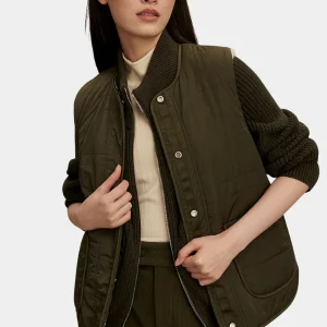 AUDREA REVERSIBLE GILET - FOREST NIGHT