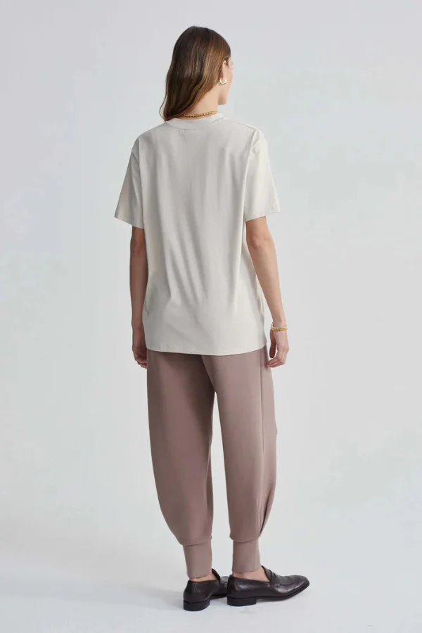 LEIGHTON BOYFRIEND TEE - OATMEAL - Afbeelding 4