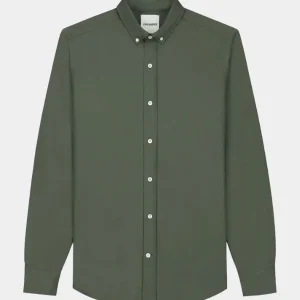 BUTTON-DOWN OXFORD SHIRT - OLIVE