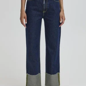 BASERAFINA JEANS - BLUE/BLACK WASH