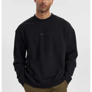 OVERSIZE CREWNECK - BLACK