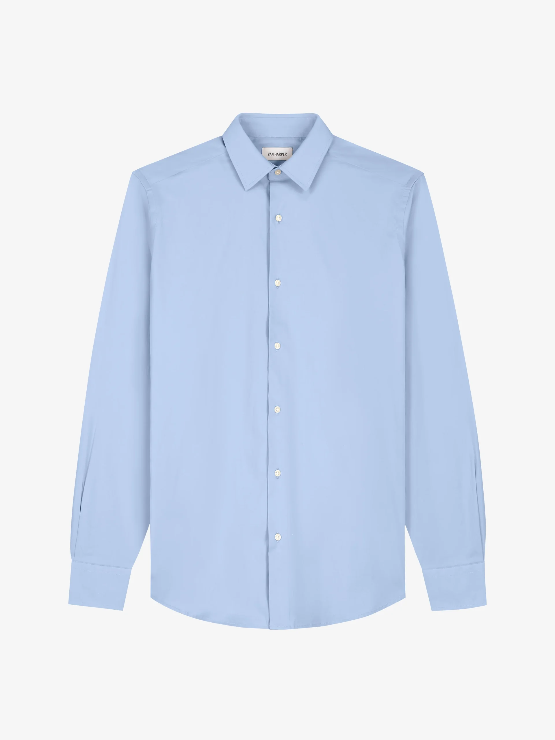 COTTON STRETCH SHIRT - LIGHT BLUE