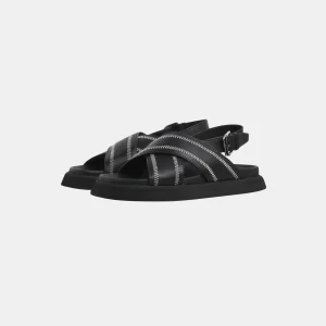 YODI STITCHED - BLACK LEATHER