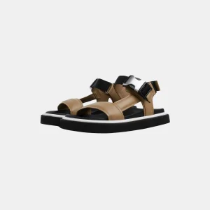CODY SANDAL - LIGHT BROWN LEATHER