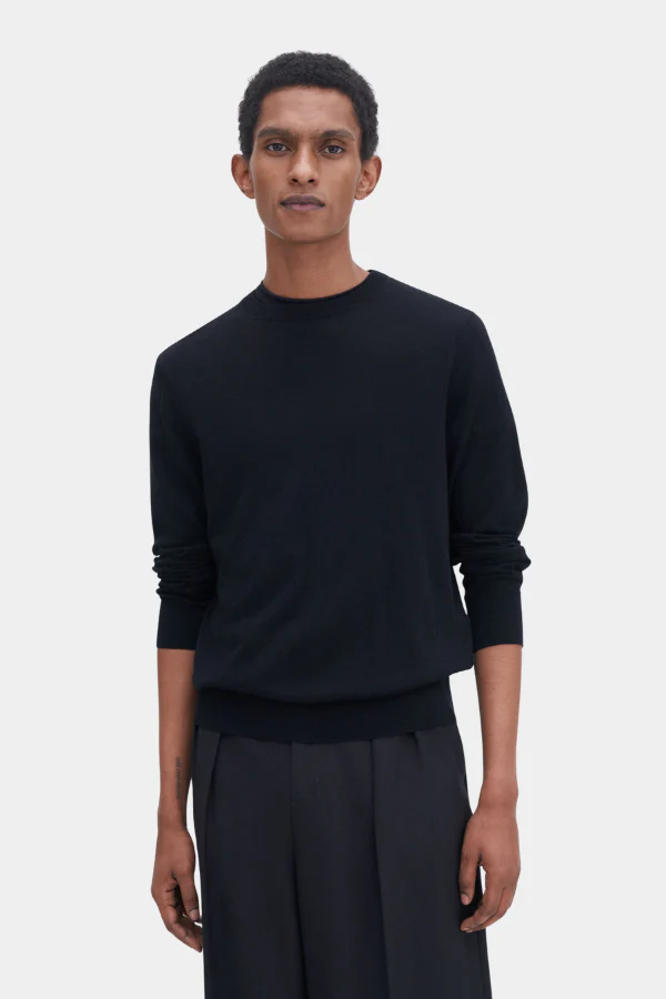 MERINO SWEATER - BLACK - Afbeelding 2