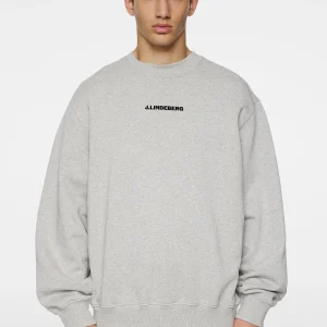 CALLAN CREW NECK - LIGHT GREY MELANGE