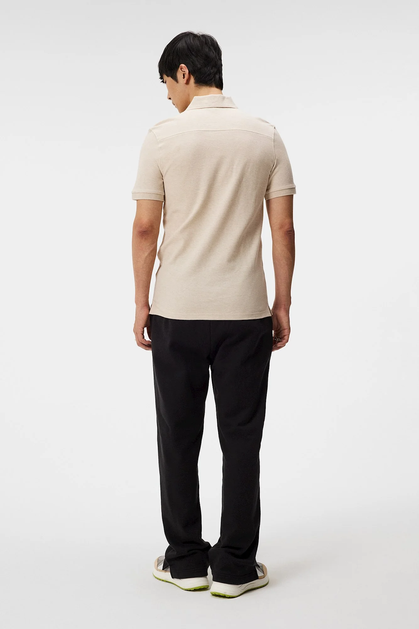 TROY POLO SHIRT - MOONBEAM MELANGE - Afbeelding 3