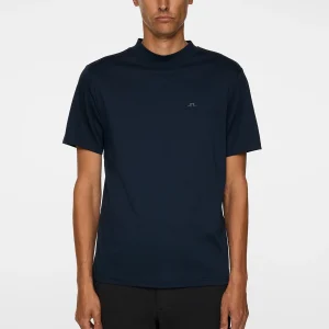 ACE MOCK NECK T-SHIRT - JL NAVY