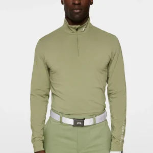 TOUR TECH MID LAYER - OIL GREEN