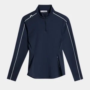 ADIOLA QUARTER ZIP MID LAYER - JL NAVY