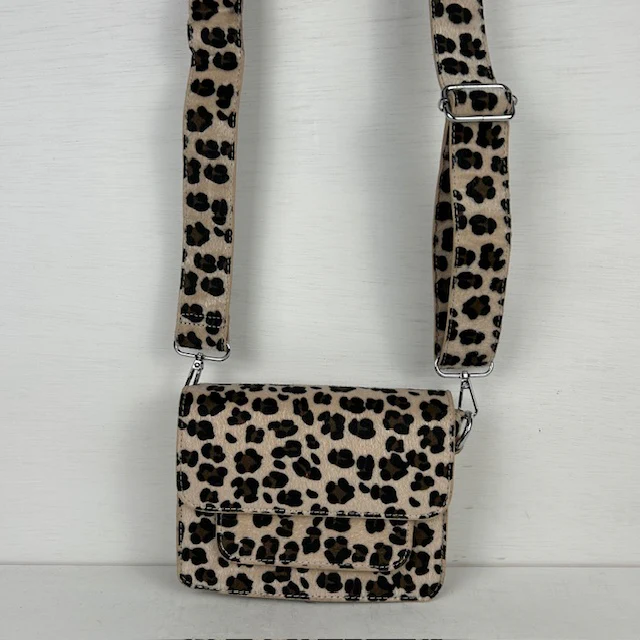 Leuk schoudertasje met dierenprint panter - Afbeelding 2