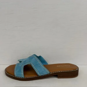Geweldige zomerse slippers blauw