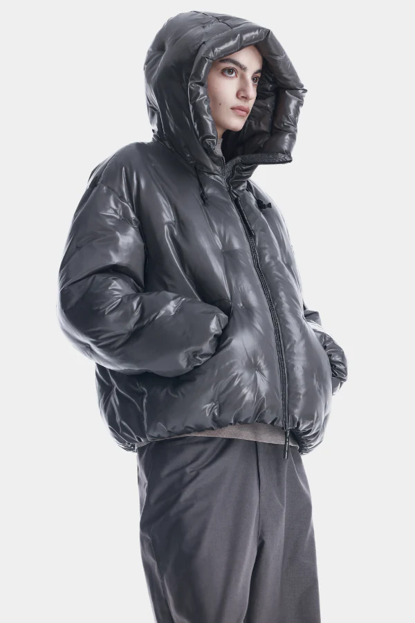 TORRCA QUILTED JACKET - DARK GREY