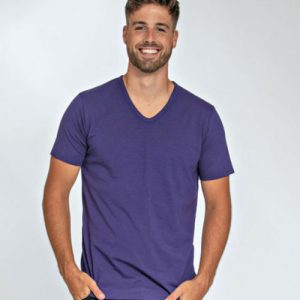 Lemon & Soda Cotton Elastane heren T-Shirt V-hals