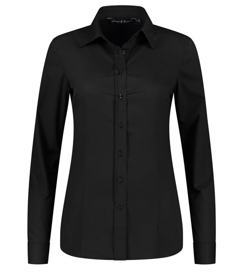 Lemon & Soda Stretch Poly-Cotton Mix dames Shirt