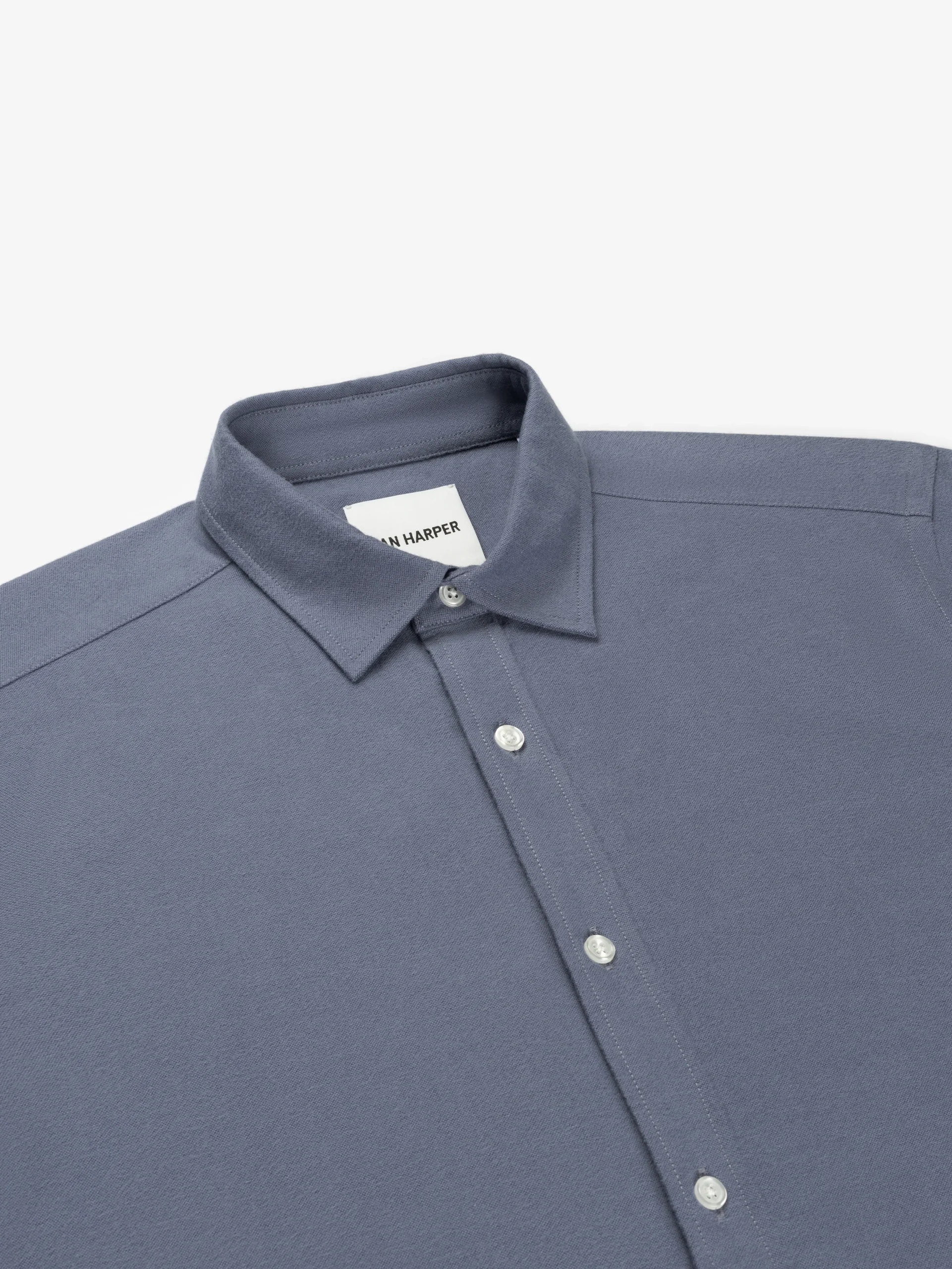 SHIRT BRUSHED FLANNEL - QUARRY - Afbeelding 3
