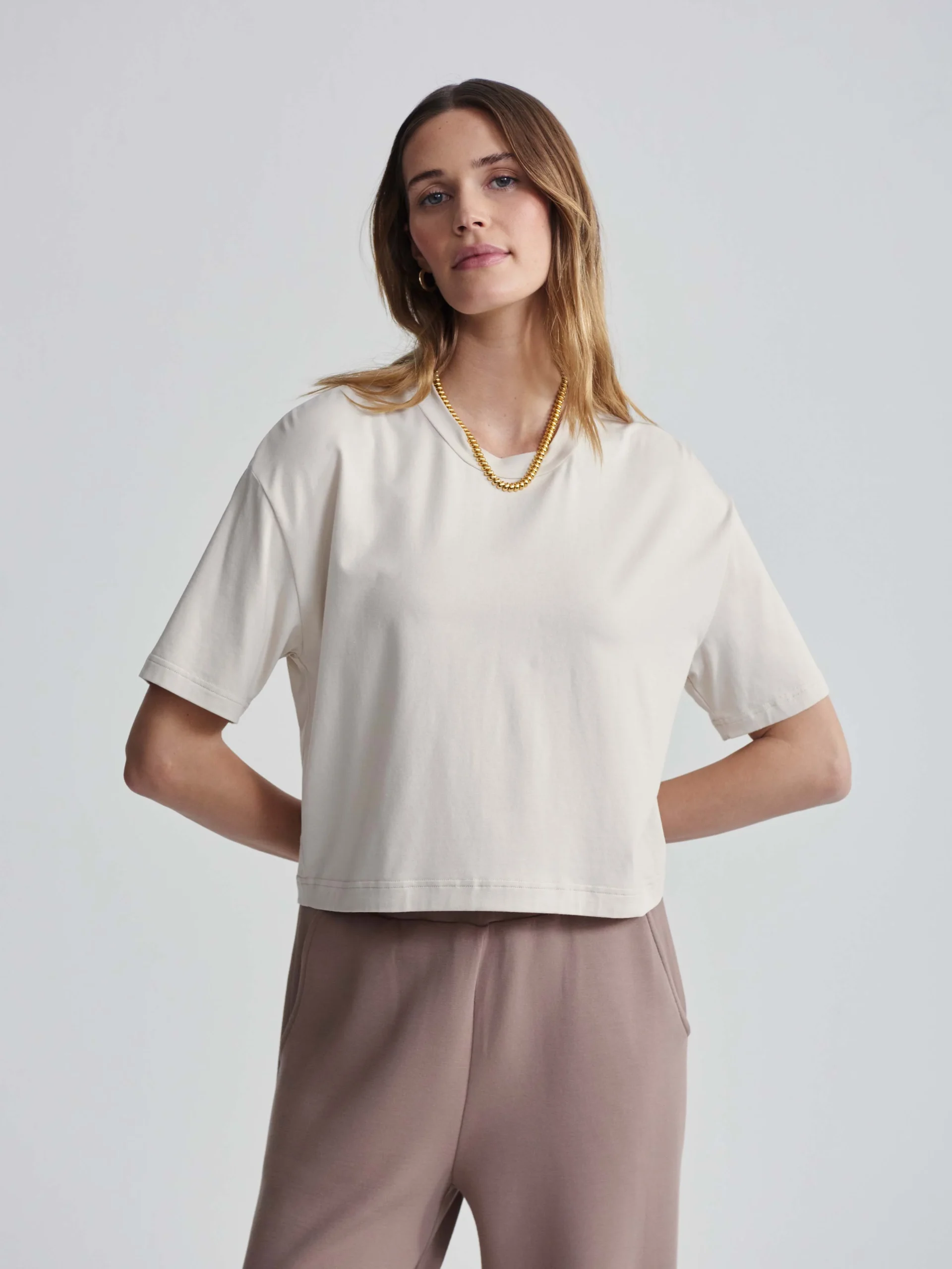 VENICE EASY TEE - OATMEAL