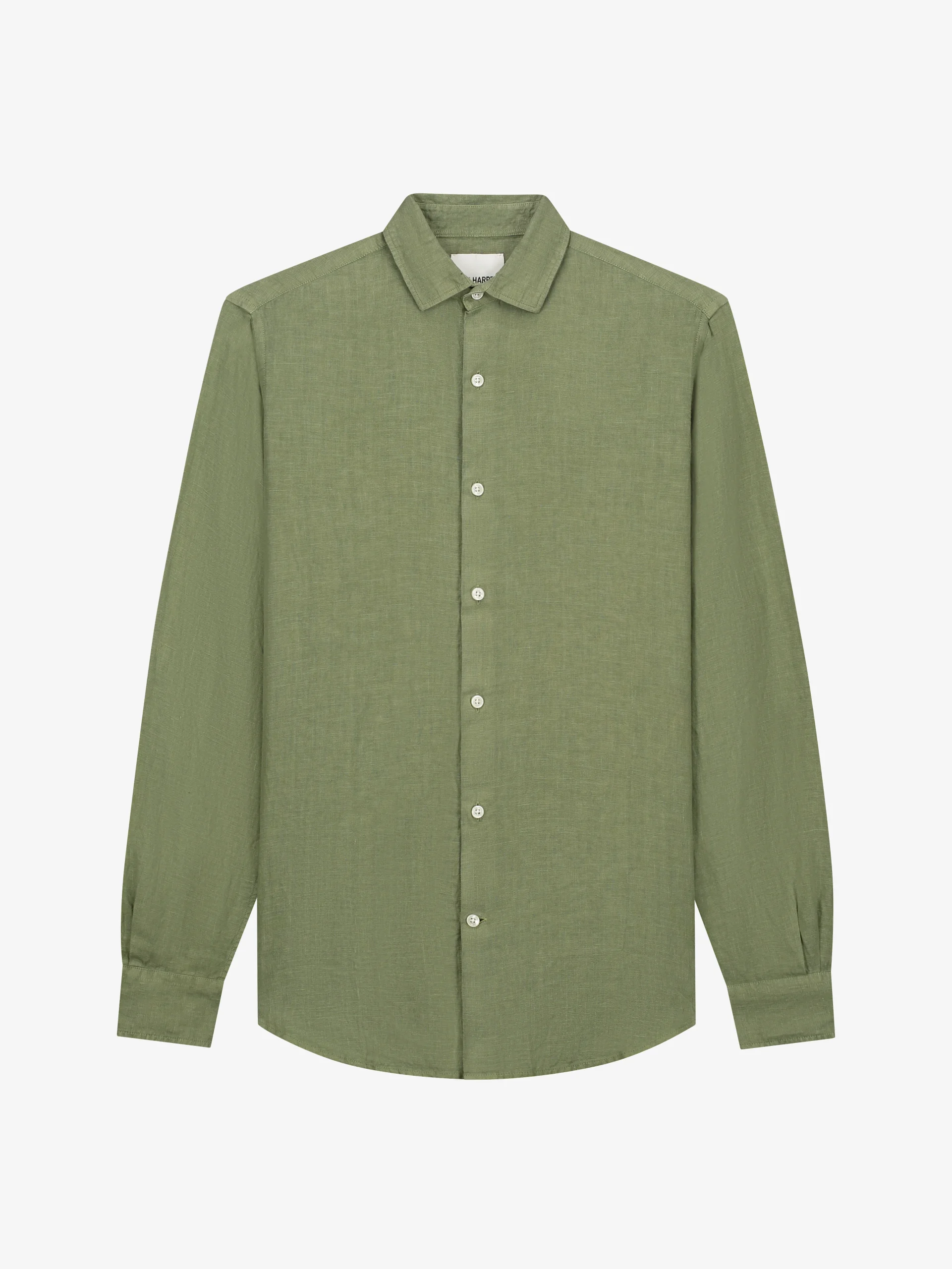 LINEN SHIRT - OLIVE - Afbeelding 2