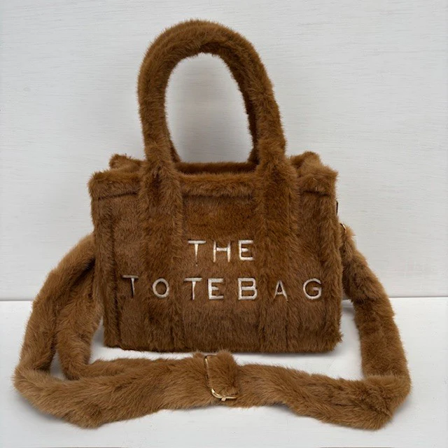 Teddy Tote Bag Bruin klein - Afbeelding 2