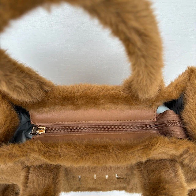 Teddy Tote Bag Bruin klein - Afbeelding 6