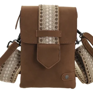 Camel crossbody en telefoontasje Nancy / Metz