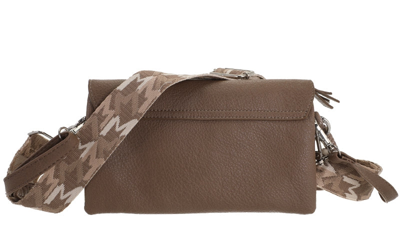 Dark taupe crossbody / schoudertasje Stanfield - Afbeelding 5