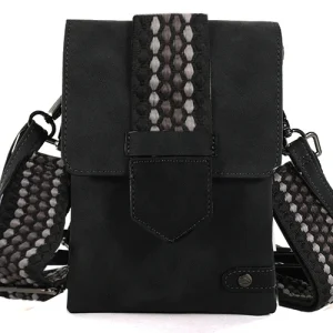 Black crossbody en telefoontasje Nancy / Metz